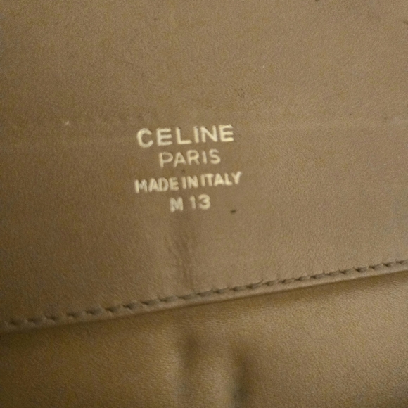 Celine Tan Monogram Wallet - Picture 9 of 10
